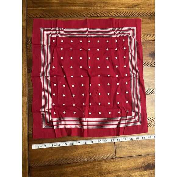 9 Vintage (70s 80s?) Bandannas/Handkerchiefs, Cowboy WESTERN, Oshkosh etc- USA - Picture 2 of 16